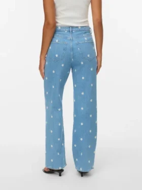 Vmtessa High Rise Wide Fit – Jeans cropped